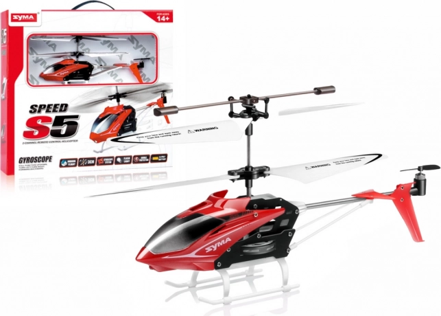 Zdalnie sterowany helikopter Syma S5 czerwony