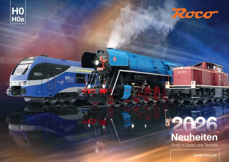 Katalog nowości Roco 2026 w języku angielskim