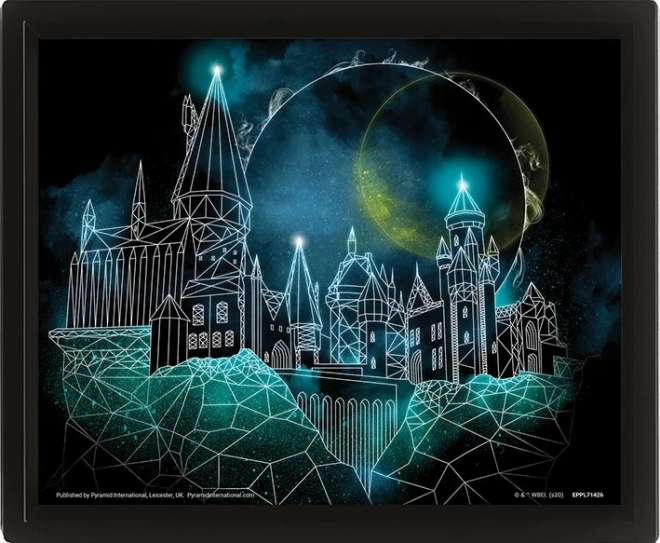 3D obraz HARRY POTTER – Hogwart