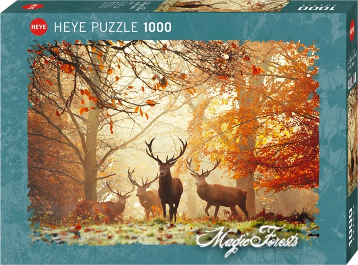 Heye Puzzle Magiczne lasy: Jelenie, 1000 elementów