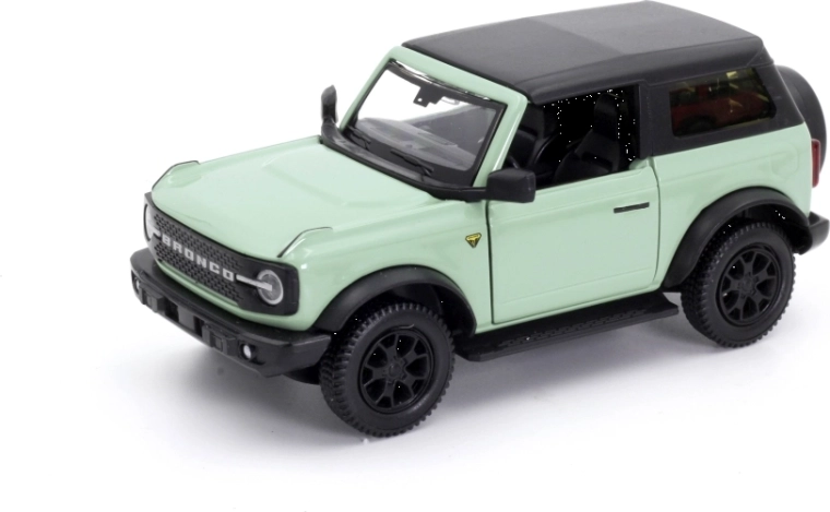 Metalowy model Ford Bronco Badlands 2023 z miękkim dachem 1:32/39