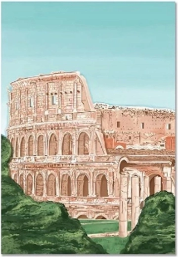 Norimpex Malowanie po numerach Rzym Koloseum 40 × 50 cm