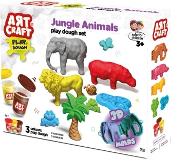 Zestaw Art Craft do modelowania – afrykańskie zwierzątka 168 g
