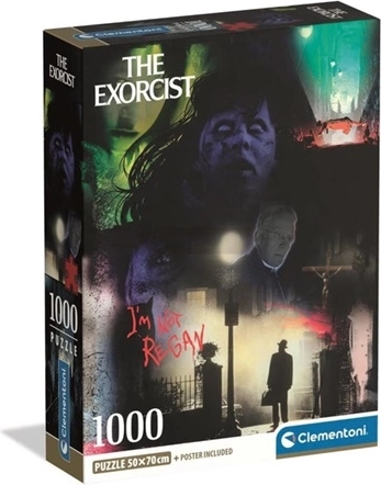 Puzzle Clementoni Egzorcysta – horrorowy kolaż filmowy 1000 elementów (compact)