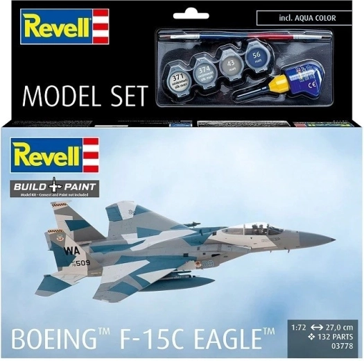 Plastikowy model Boeing F-15C Eagle 1:72 zestaw startowy