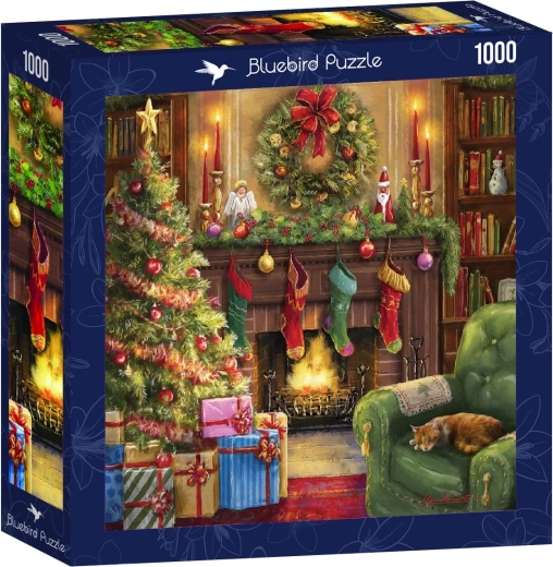Bluebird puzzle kwadratowe Przyjemny wieczór wigilijny 1000 elementów