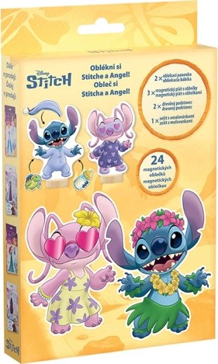 Magnetyczne przebieranki z kolorowanką Lilo & Stitch
