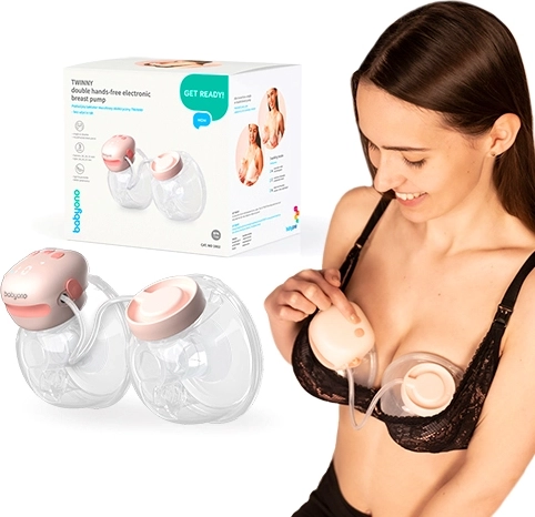 BabyOno Twinny bezprzewodowy podwójny laktator elektryczny