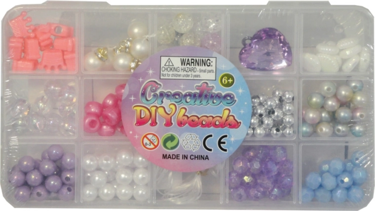 Koraliki w etui z przegródkami – kreatywny zestaw do tworzenia biżuterii
