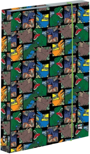 Pudełko na zeszyty A5 Jumbo Dinozaur