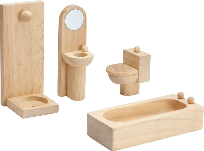 PlanToys zestaw łazienkowy do domku dla lalek