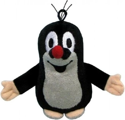 Pluszowy kret z pętelką 8 cm