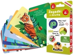 CzuCzu zagadki z okienkiem książka dla dzieci 4+
