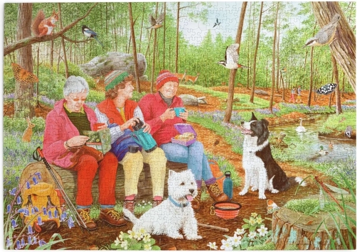 Puzzle House of Puzzles Czas na herbatę, 1000 elementów