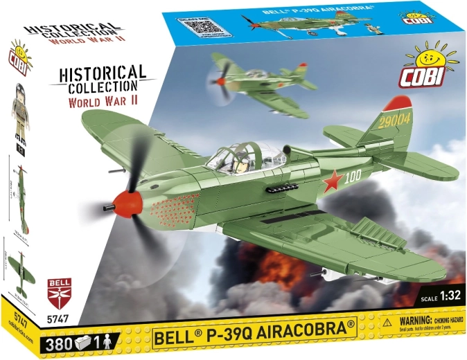 Cobi Bell P-39Q Airacobra zestaw konstrukcyjny 1:32 (380 elementów)