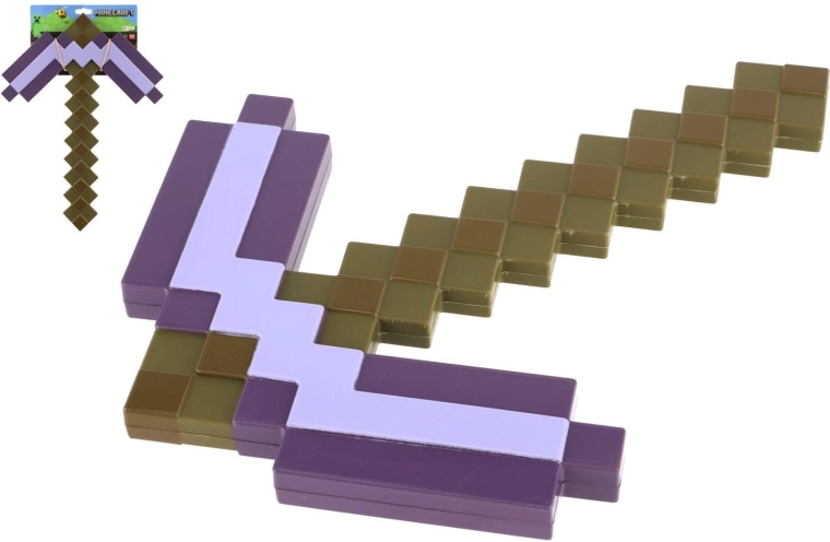 Minecraftowy kilof netheritowy do kostiumu