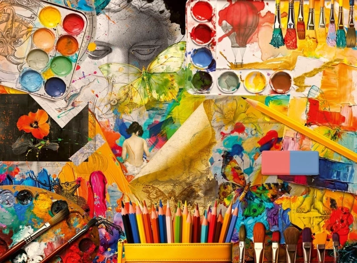 RAVENSBURGER puzzle Artystyczna pracownia 500 elementów