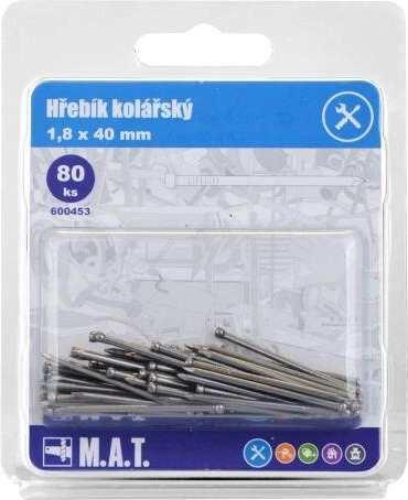 Gwoździe stolarskie 40 × 1,8 mm – 80 szt.