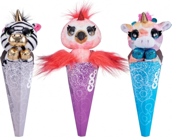 Coco Surprise Fantasy pluszowe zwierzątko z niespodzianką w rożku