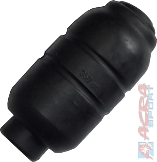 Treningowy gumowy granat Acra 350 g, 12 cm - 1 sztuka