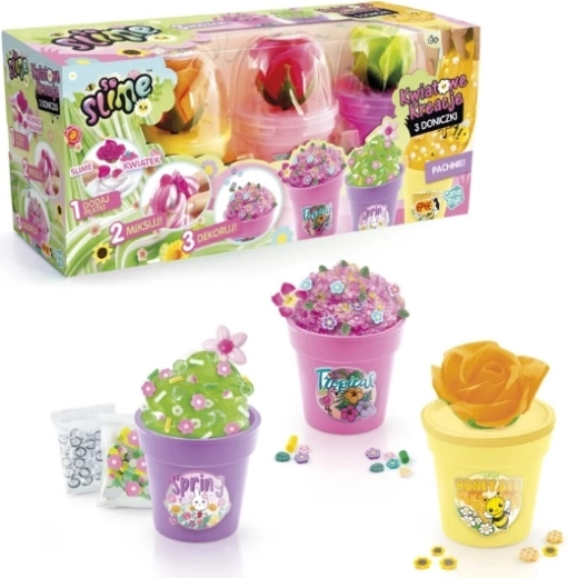 Epee So Slime kwiatowe kreacje – 3 doniczki