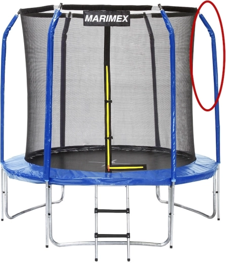 Marimex – część górna słupka siatki ochronnej do trampoliny 366 cm (zamienna)