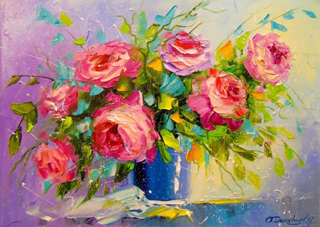 Puzzle bukiet róż 1000 elementów