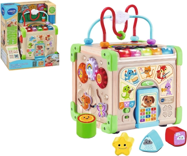 Drewniana edukacyjna kostka VTech