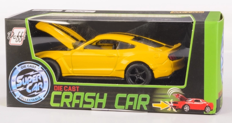 Daffi Crash Car metalowy model z napędem pull-back