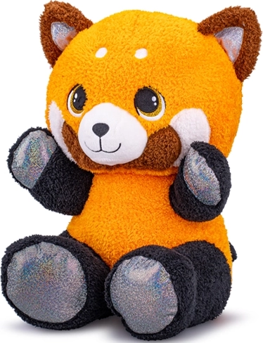 Pluszowa siedząca panda czerwona 16,5 cm