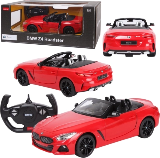 Zdalnie sterowany samochód BMW Z4 Roadster Rastar 1:14, czerwony