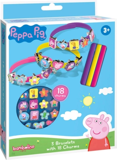 Zestaw do tworzenia bransoletek z zawieszkami Peppa Pig