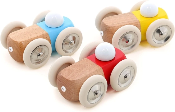 Vilac Drewniany samochodzik czerwony