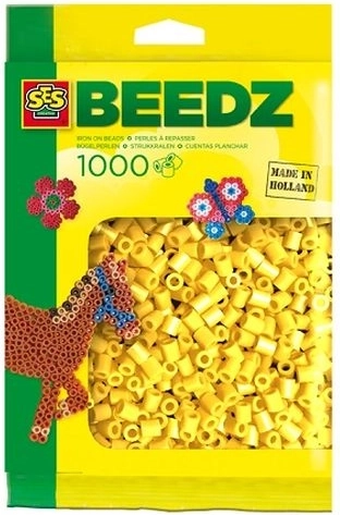 SES Creative koraliki do prasowania żółte 1000 szt.