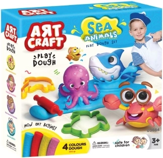 Art Craft zestaw do modelowania – zwierzęta morskie 200 g
