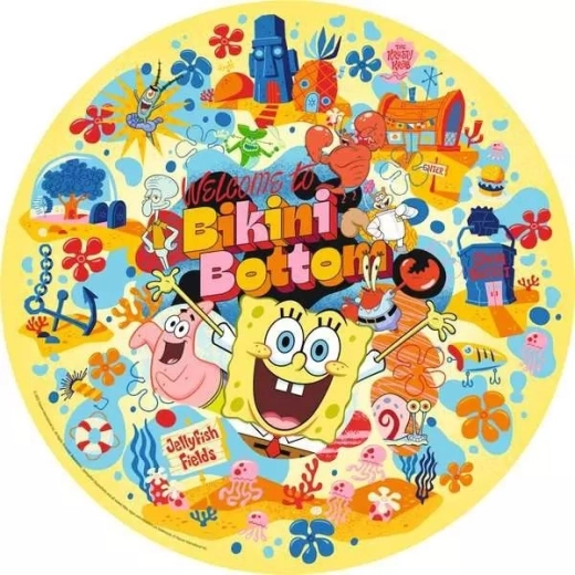 Ravensburger okrągłe puzzle SpongeBob Kanciastoporty 500 elementów
