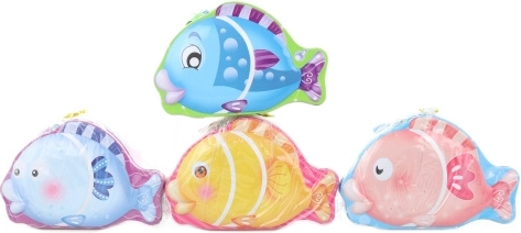 Metalowa skarbonka ryba z zamkiem