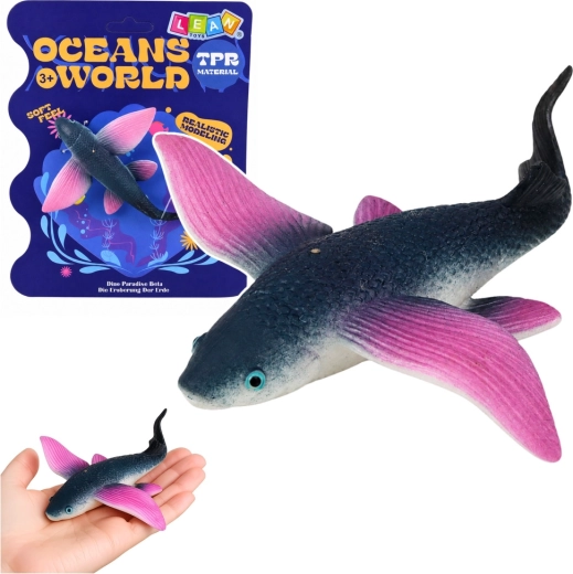 Oceans World gumowa figurka latającej ryby 12,5 cm