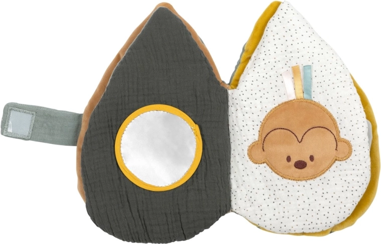 Nattou edukacyjna materiałowa książeczka dla niemowląt 13 × 20 cm