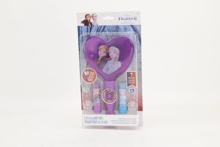 zestaw kosmetyczny z podświetlanym lusterkiem Kraina Lodu