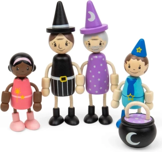 Bigjigs Toys zestaw lalek do domku baśniowe postacie