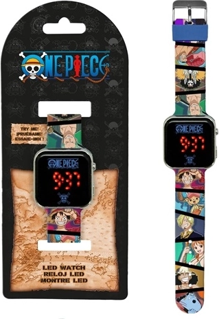 Cyfrowy zegarek LED One Piece