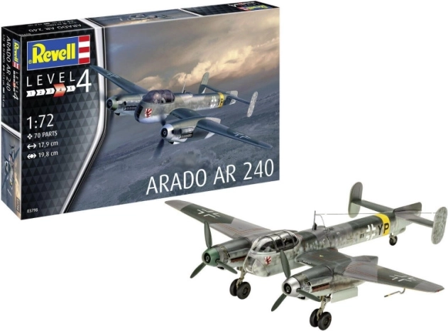 Plastikowy model Arado AR-240 1/72