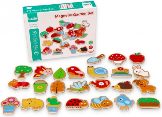 Magnesy Ogród - Zestaw 24 Szt.