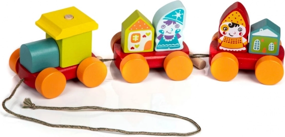 Wciągany bajkowy pociąg