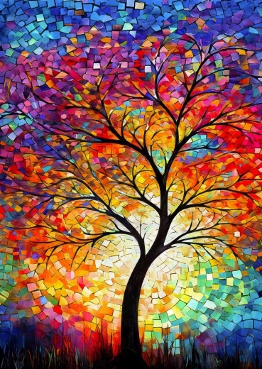 Enjoy puzzle Jesienne drzewo życia 1000 elementów