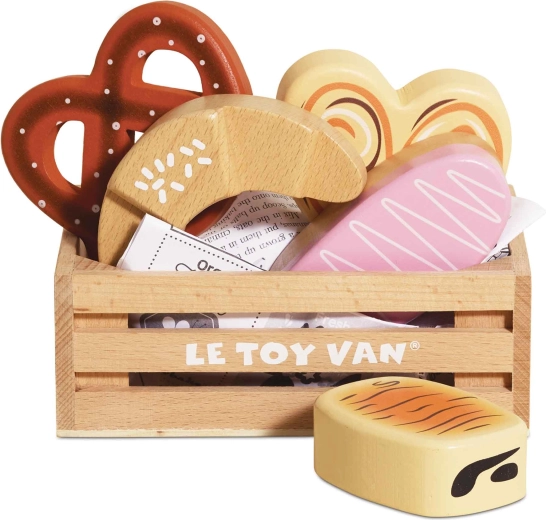 Drewniane pieczywo w skrzynce Le Toy Van Honeybake