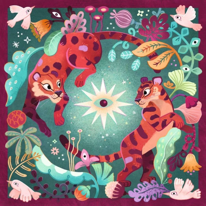 Ravensburger kwadratowe puzzle Art & Soul: Zwierzęce sny 756 elementów