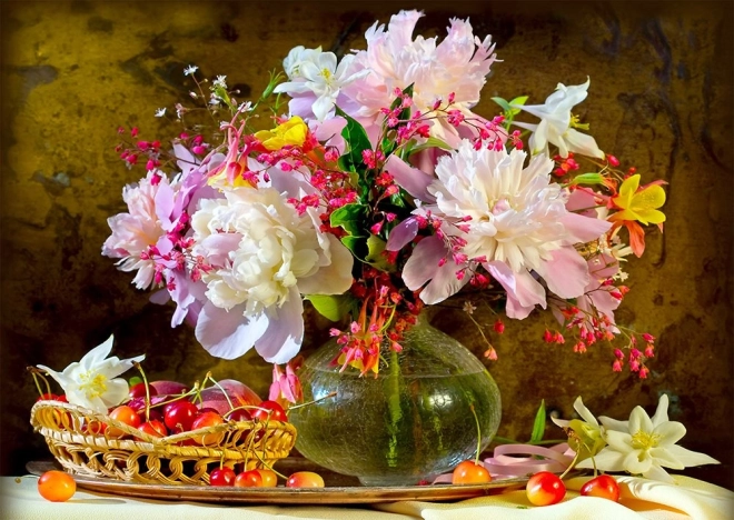 Puzzle piękno piwonii 1000 elementów