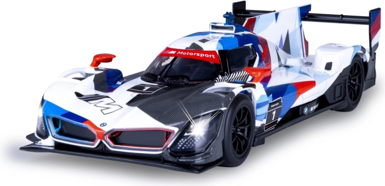 Model samochodu wyścigowego JAMARA BMW M Hybrid V8 1:24 niebieski